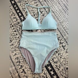 lululemon athletica Light Blue Bikini Set
